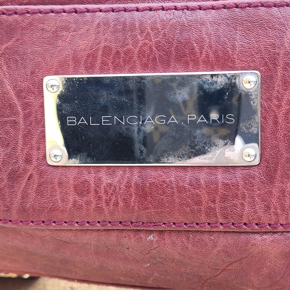 🔥XTRA LARGE BALENCIAGA CRINKLED LAMBSKIN TOTE #147178 2123 MADE IN ITALY 🔥 - Picture 3 of 16